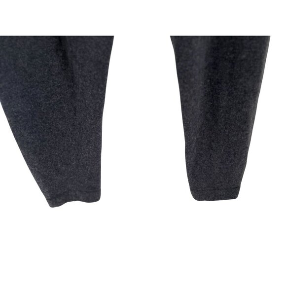 PRINGLE Of Scotland Lambswool Sweatpants Charcoal Gray Knit Leggings Size La - Picture 5 of 10
